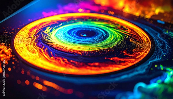 Obraz Thermal vision of a storm using hologram technology