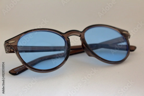 Fototapeta 青色めがね