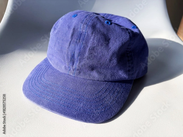 Obraz Close-Up Of Blue Fabric Cap