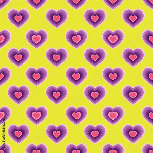 Obraz seamless pattern with hearts