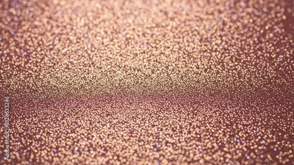 Fototapeta Elegant rose gold glitter texture for luxury backgrounds and festive designs, shimmering metallic surface catches the light beautifully, ideal for branding