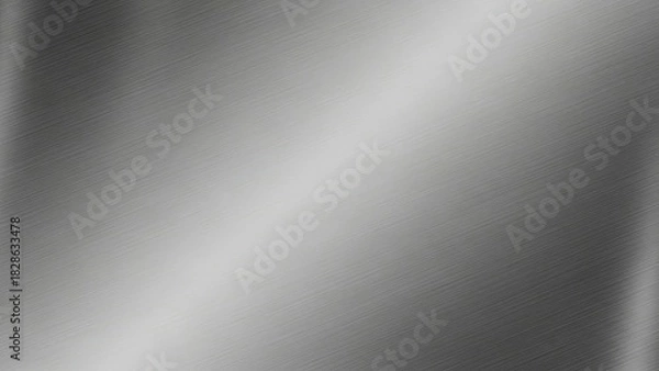 Fototapeta Sleek brushed metal texture with subtle shine, perfect for adding a modern industrial edge to design projects or creating polished backgrounds