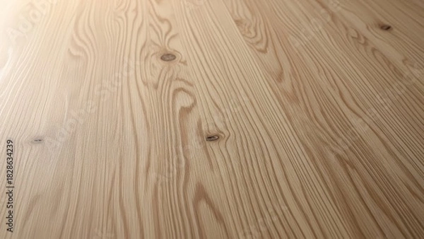 Fototapeta Stunning light brown wood grain background, perfect for adding a natural, warm touch to your designs or showcasing your products beautifully