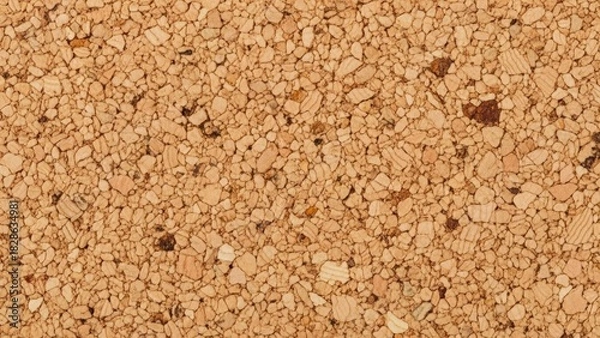 Fototapeta Rustic cork board texture with warm neutral tones, perfect for backgrounds, design elements, or adding a natural touch to your creative project now