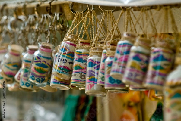Obraz sand bottles