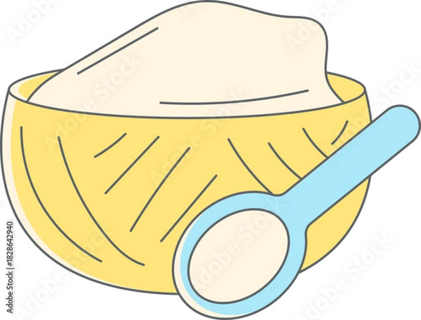 Fototapeta Healthy Lifestyle and Fresh Fruit Concept Vector Illustration Set: Diet, Immunity, Smoothies, Juice, and Food Prep Graphics