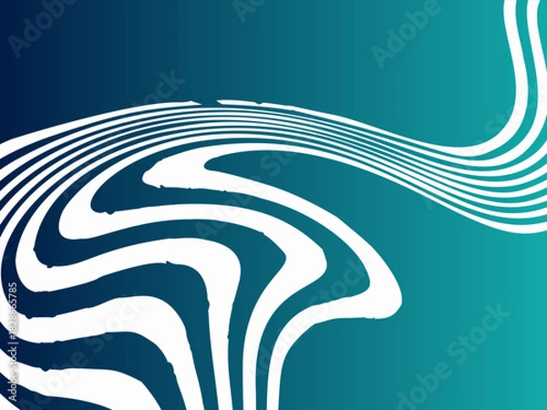 Fototapeta aesthetic liquid abstrck gradient background with dynamic shape