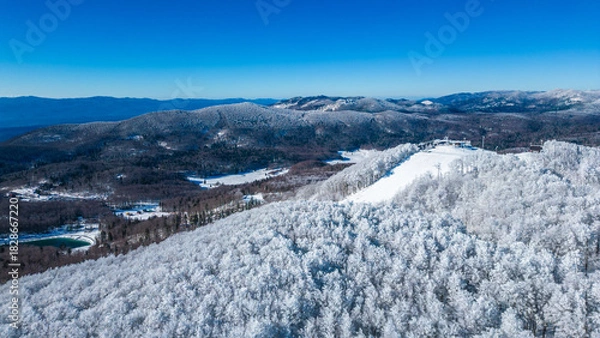 Obraz Snowy Platak Ski Resort