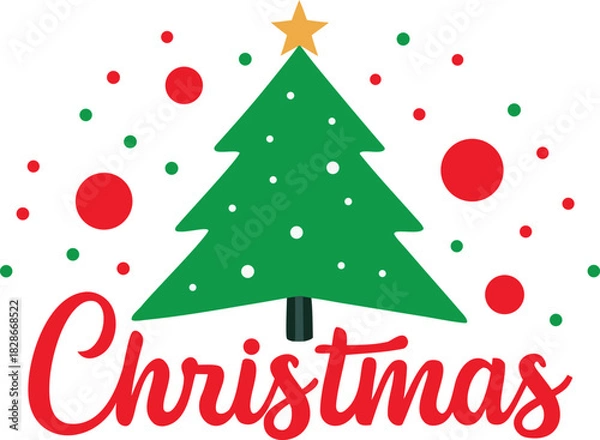 Obraz Merry Christmas design