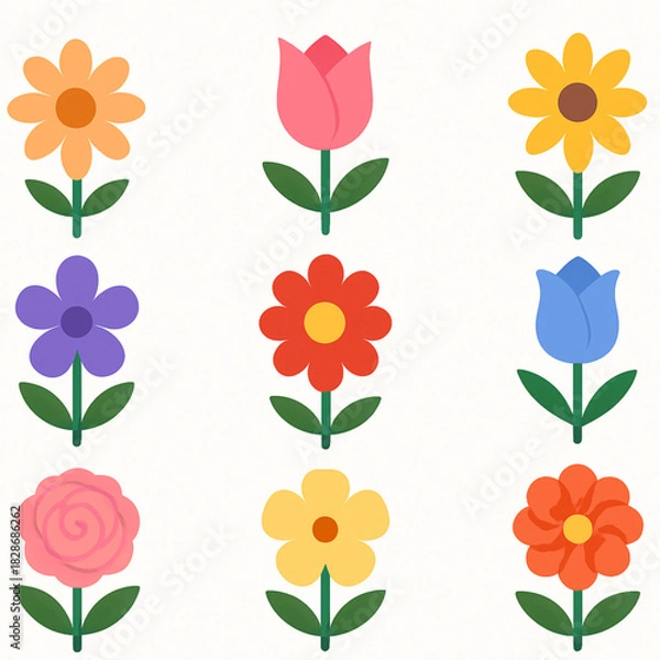 Obraz seamless pattern with flowers