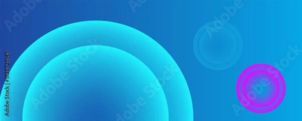 Obraz Abstract blue background. Fluid shapes composition. Eps10 vector