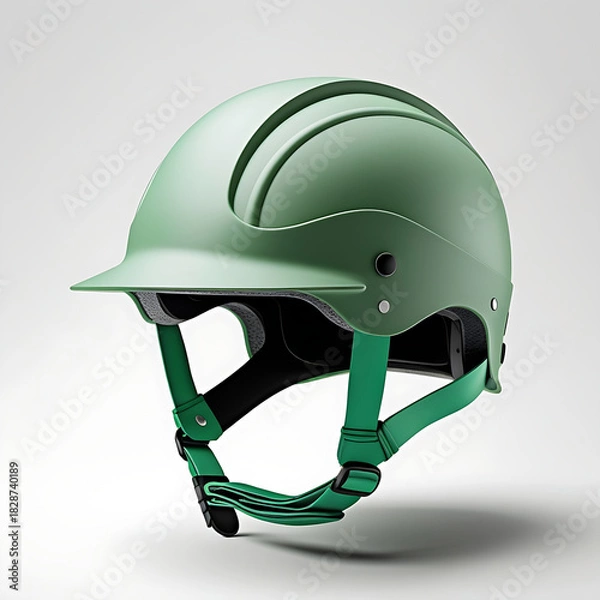 Obraz Isolated American football helmet vector object with protective face mask and red, white, and blue colors for sport safety equipment