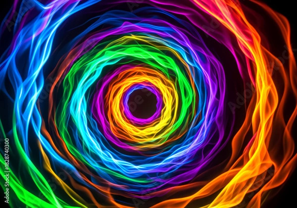 Obraz 虹色　レインボーのトンネル　エフェクト　パチンコ　パチスロ