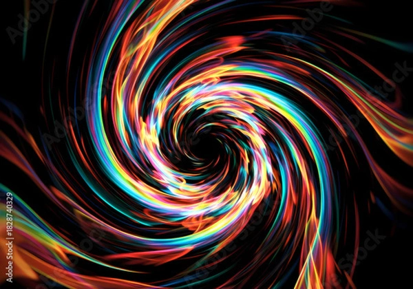 Obraz 虹色　レインボーのトンネル　エフェクト　パチンコ　パチスロ