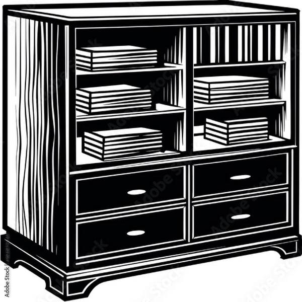 Obraz furniture set vector