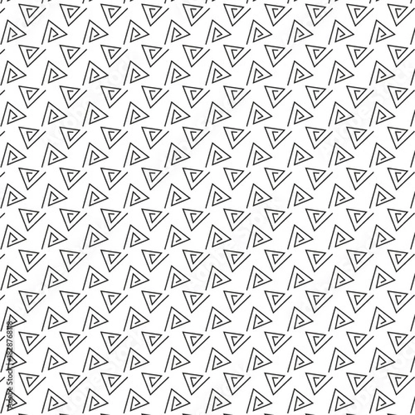 Obraz Black And White Triangle Pattern