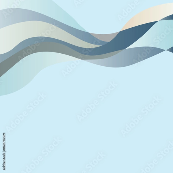 Fototapeta Minimalist Geometric Abstract Background Vector Design