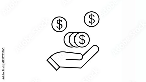 Obraz Financial Support Hand Holding Multiple Global Currencies for Business and Investment Concepts