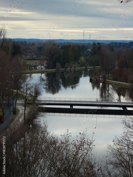 Obraz river in the morning