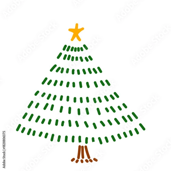 Obraz Christmass Tress Icon