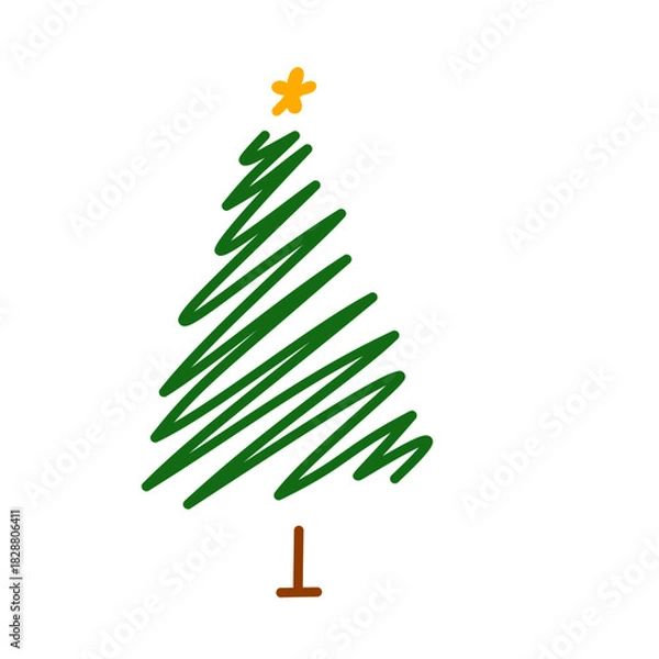 Obraz Christmass Tress Icon