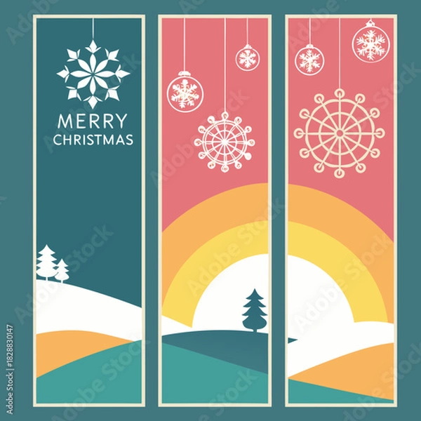 Obraz summer holiday banners