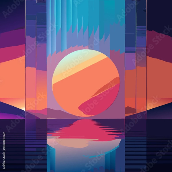 Obraz abstract vector background