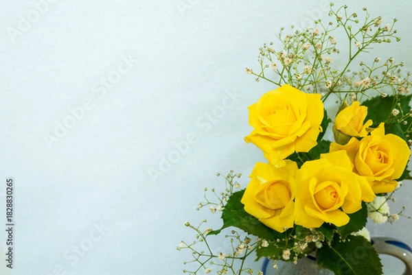 Obraz 黄色のバラ