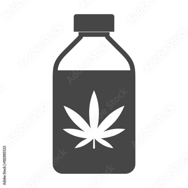 Obraz Marijuana leaf icon