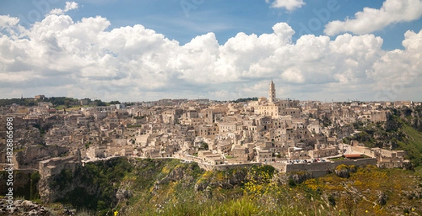 Obraz Aerial view on Matera, Italy