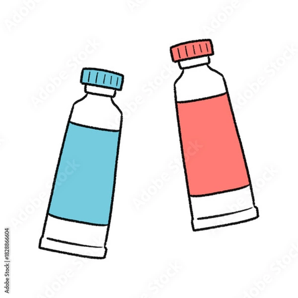 Obraz 絵具のシンプルイラスト