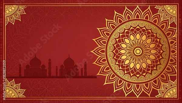 Fototapeta indian cultural presentation background generative ai