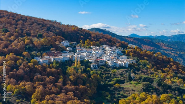 Obraz Pujerra , valle del Genal