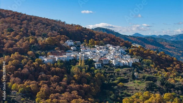 Obraz Pujerra , valle del Genal