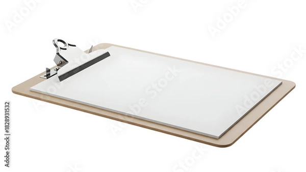 Fototapeta Classic Clipboard with Paper Pad – Professional Office Clipboard for Presentations, Note-Taking & Desk Organization
