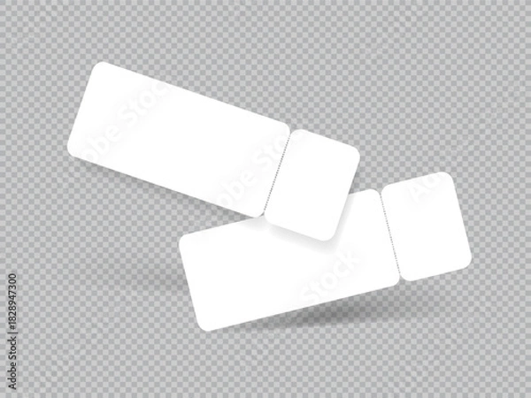 Obraz Event Ticket Mockup for showcasing your design to clients