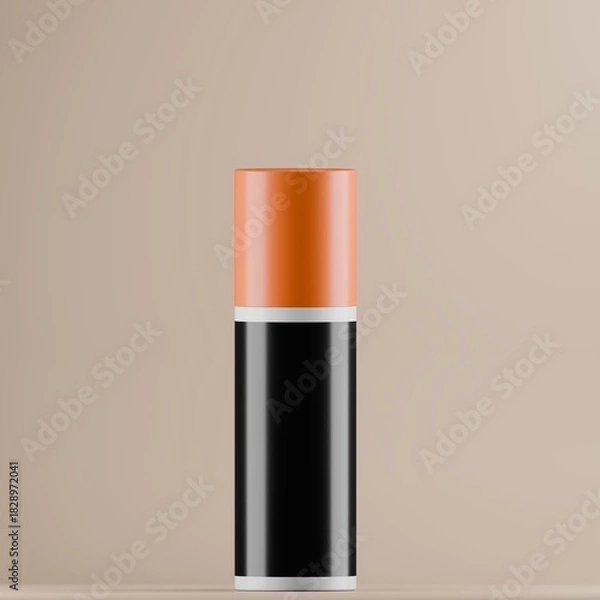 Obraz Minimalist Airless Cosmetic Spray Bottle Mockup