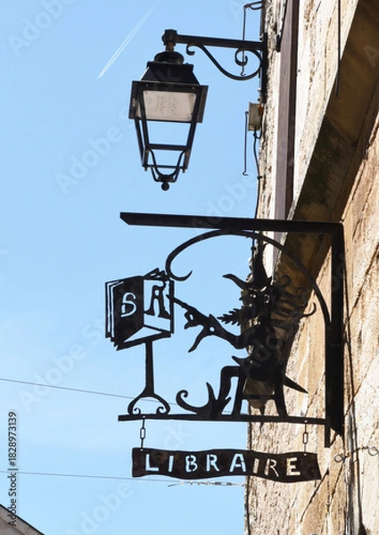 Fototapeta Enseigne Librairie