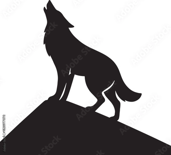 Fototapeta Echo of the Wild”
“Call of the Summit”
“Lone Voice in the Silence”
“Howl Beyond the Horizon”

“Spirit of the Ridge”