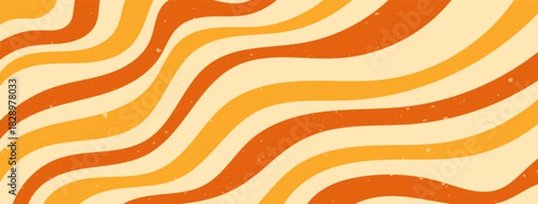 Fototapeta Aesthetic zebra groovy Y2K color lines.