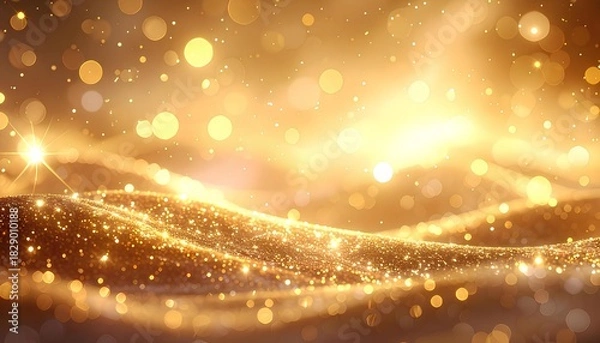 Fototapeta 背景素材 金の砂 Background Golden Sand （Generative AI）