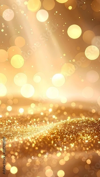 Fototapeta 背景素材 金の砂 Background Golden Sand （Generative AI）