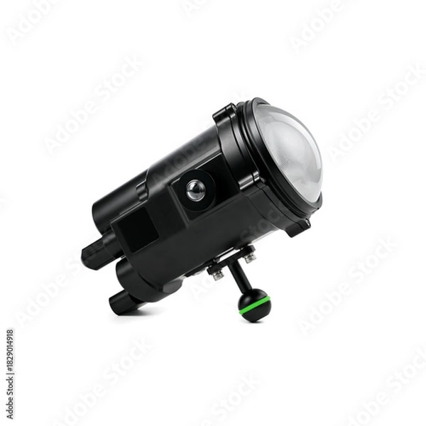 Fototapeta Underwater strobe isolated on white background    