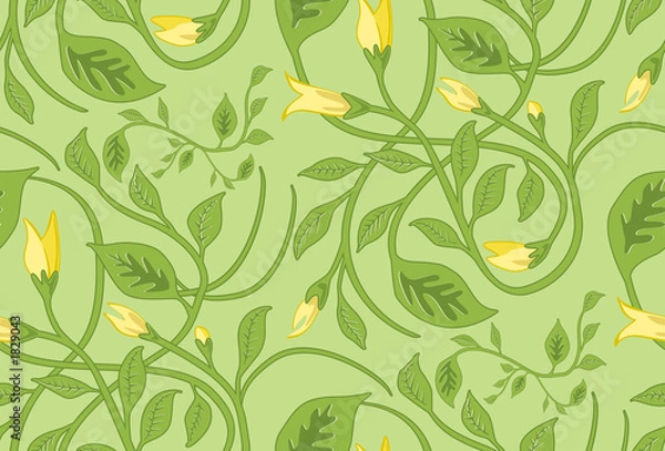 Obraz seamless floral wallpaper pattern