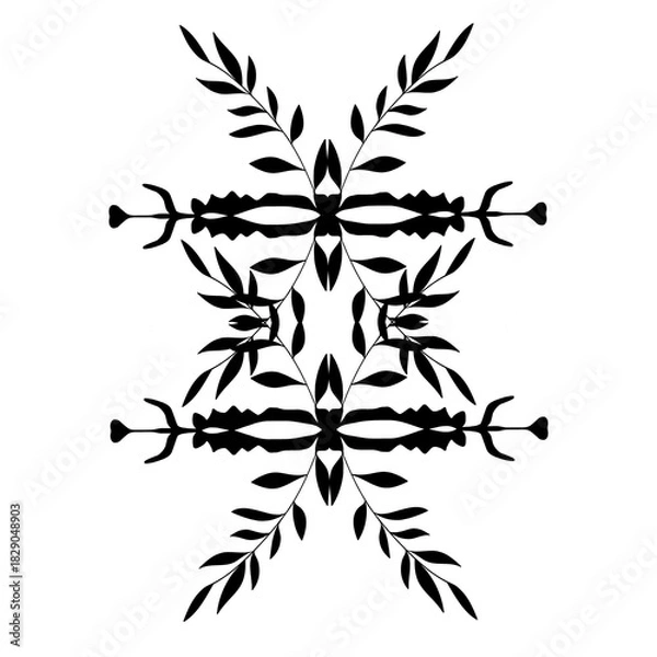 Obraz  Geometric seamless pattern background mandala motif 