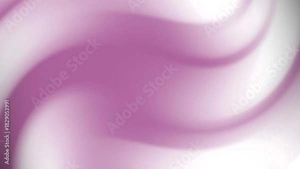 Obraz Abstract background fluid waves purple white smooth gradient soft curves
