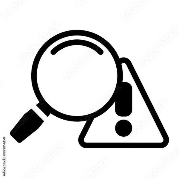 Obraz Problem Detection Inspection Analysis Icon from Customer Assessment Collection (Mixed style)