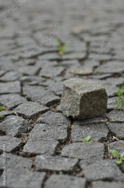 Obraz granite paving stones