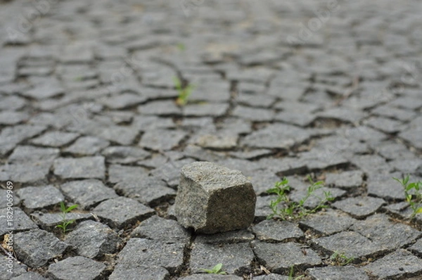 Obraz granite paving stones
