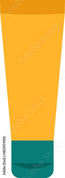 Obraz Minimal yellow Cream Element, Simple Icon